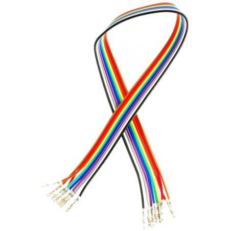 Zestaw 10szt 10x PIN Kabli-zworek 35cm połączeniowych gniazdo-gniazdo Żeńskie B.OBUDOWY /054