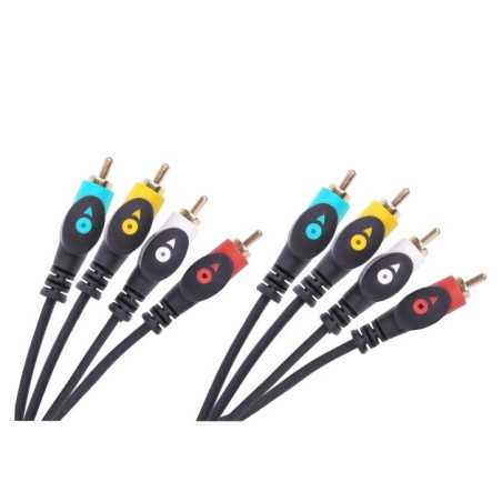 KABEL 4xRCA-4xRCA 3m CABLETECH ECONOMIC