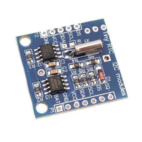 MODUŁ RTC ZEGAR CZASU RZECZYWISTEGO DS1307 24C32 I2C BATERIA 3V 6256