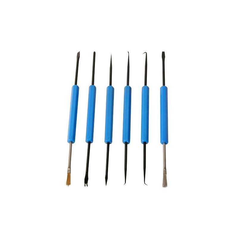 ZESTAW OSTRZY 6szt SA10 do serwisu płytek drukowanych PCB