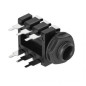 GNIAZDO JACK 6.3mm STEREO MONTAŻ W DRUK I DO PANELU
