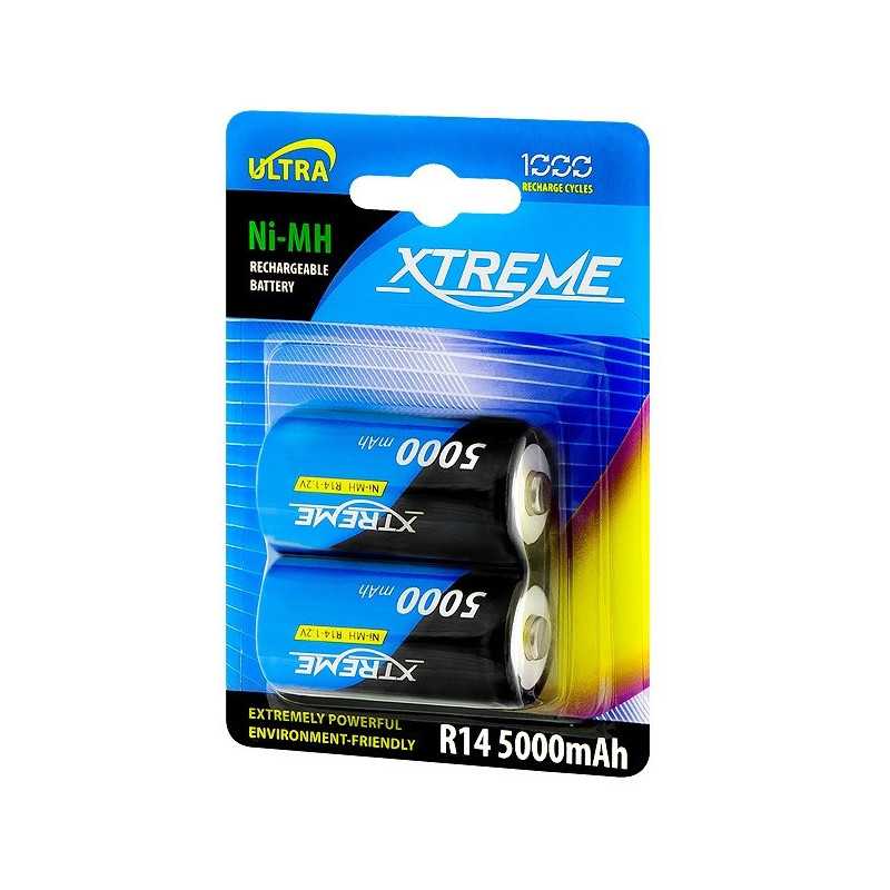 AKUMULATORKI NI-MH C R14 5000mAh XTREME 2szt/blister