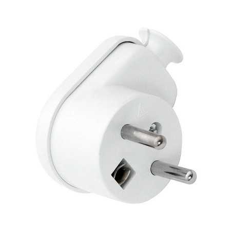 WTYCZKA SIECIOWA WT-16 KĄTOWA BIAŁA 230V 16A /2167