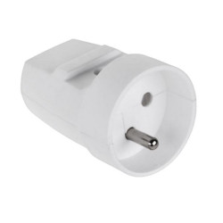 GNIAZDO SIECIOWE G-10 BIAŁE 230V 16A Z UZIEMIENIEM NA KABEL