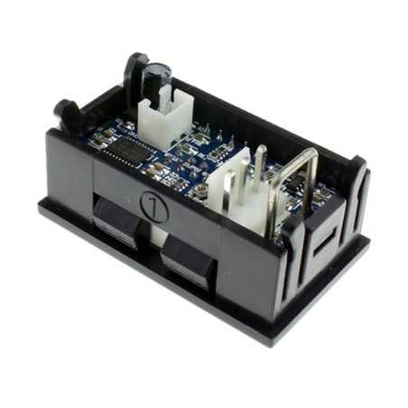 WOLTOMIERZ AMPEROMIERZ 100V 50A LED PANEL MODUŁ MIERNIKA RED/BLUE PODWÓJNY YT