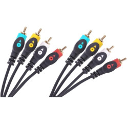 KABEL 4xRCA-4xRCA 3m CABLETECH ECONOMIC