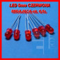 DIODA LED 5mm CZERWONA MIGAJĄCA MATOWA DYFUZYJNA 70-100mcd 2V 30mA