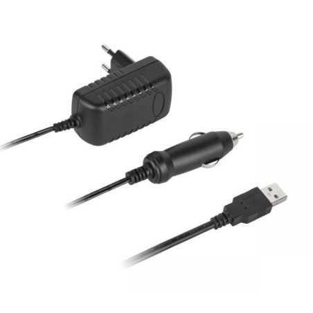 ŁADOWARKA AKUMULATORÓW 4x AA AAA PFC001 VIPOW 230V, 12V, PORT USB 5V