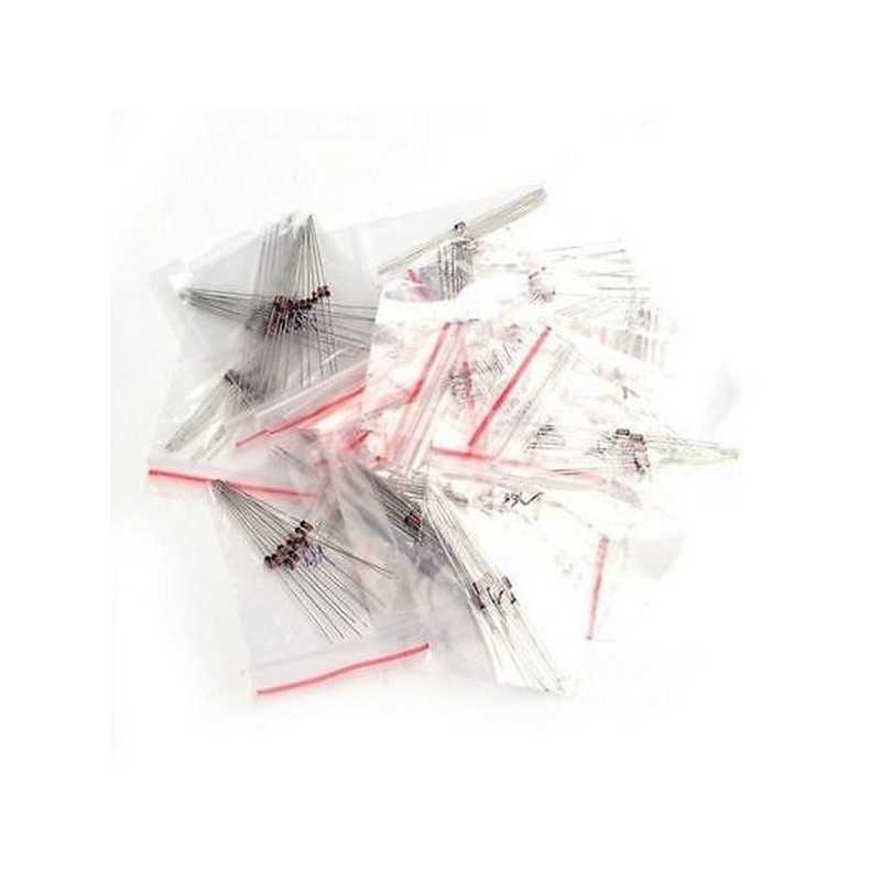 DIODA ZENERA ZESTAW 150szt DIOD 2V - 30V 0,5W