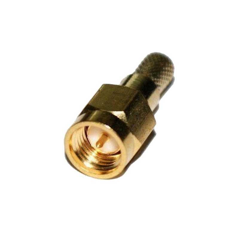 ZŁĄCZE SMA MĘSKIE 50 Ohm ZACISKANE NA KABEL