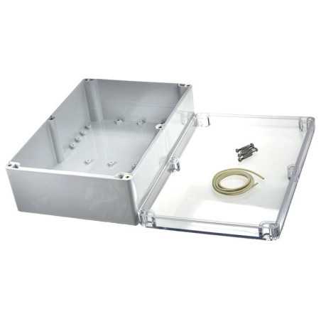 OBUDOWA G238C 265x185x95mm POLIWĘGLAN IP65 JASNOSZARA -40C do 120C