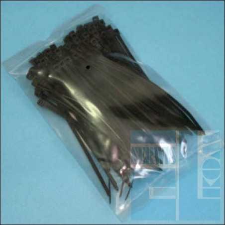  OPASKA KABLOWA ZACISKOWA CZARNA 2,5x100mm - 100szt