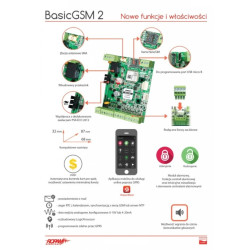 BasicGSM-PS2 MODUŁ POWIADOMIENIA I STEROWANIA GSM ZESTAW ROPAM