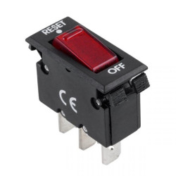 PRZEŁĄCZNIK IRS001A CZERWONY 0-RESET 10A 250V AC /PRK0035