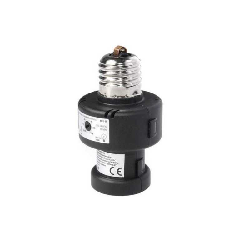 Oprawa żarówki z czujnikiem zmierzchu timer MCE21