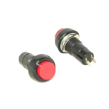 PRZEŁĄCZNIK PBS-11A BISTABILNY CZERWONY 1A 250V OKRĄGŁY
