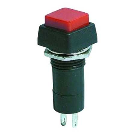 PRZYCISK PBS-12A BISTABILNY CZERWONY 1A 250V KWADRATOWY