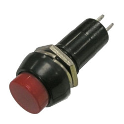 PRZYCISK PBS-20BR MONOSTABILNY CZERWONY 1A 250V OKRĄGŁY