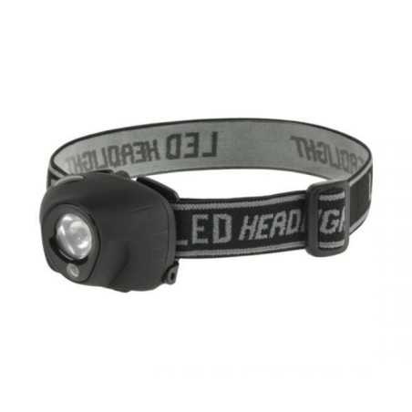  LATARKA NA GŁOWĘ CZOŁOWA LED 1W REGULACJA KĄTA NACHYLENIA 3-funkcje