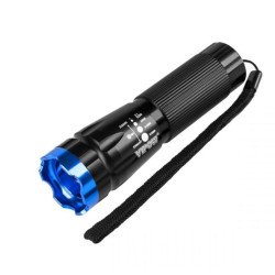 LATARKA DIODOWA 1W ZOOM RĘCZNA ALUMINIOWA VIPOW 60-80lm