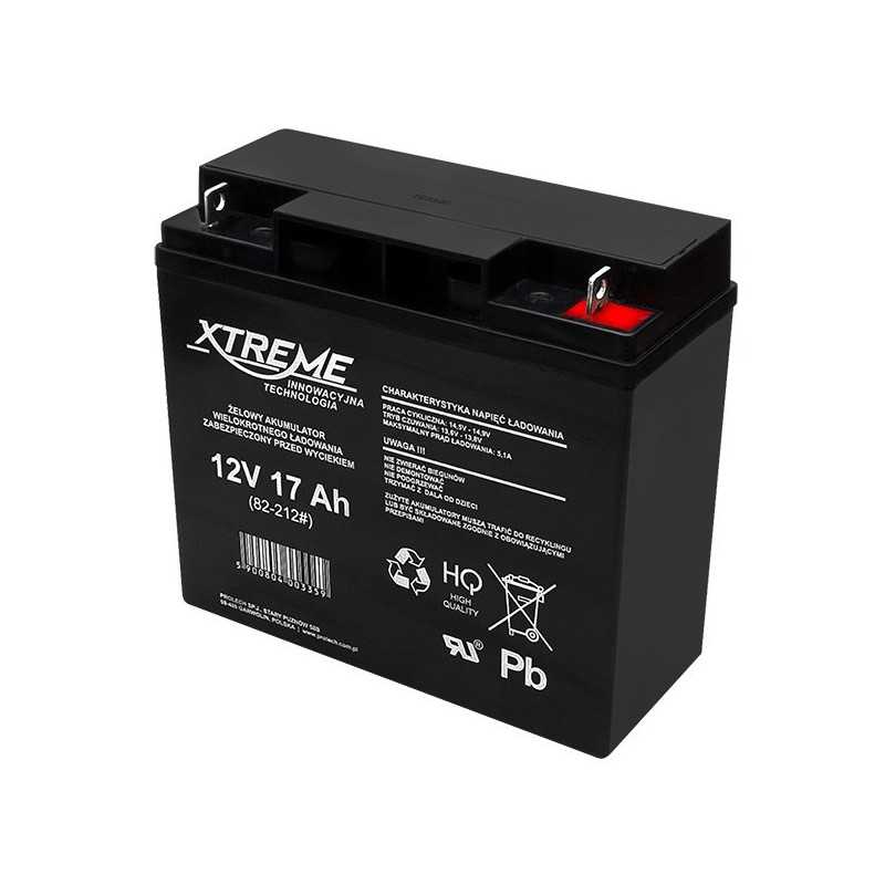 AKUMULATOR ŻELOWY 12V 17Ah XTREME
