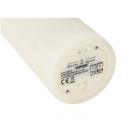 ŚWIECA WOSKOWA LED IVORY MAŁA 76x130mm