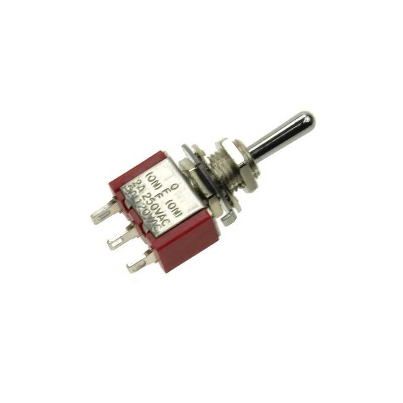 Przełącznik dźwigniowy T80-8014 T1-B1-M1 3*1 ON-OFF-ON Bistabilny 2A 250VAC LUTOWANY