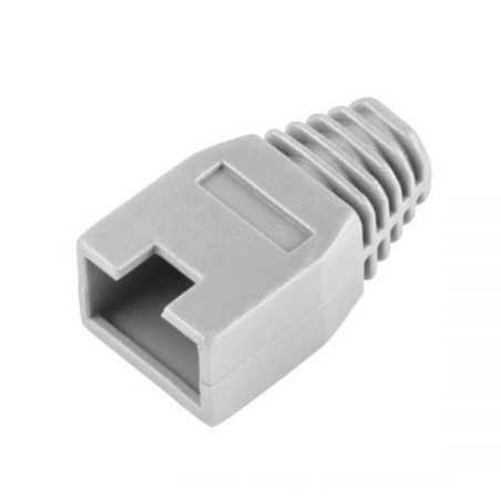 OSŁONA GUMOWA 8p8c RJ45 SZARA / 0157 - 10szt