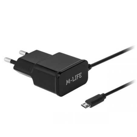 ŁADOWARKA SIECIOWA MICRO USB 1000mA M-LIFE ML0902