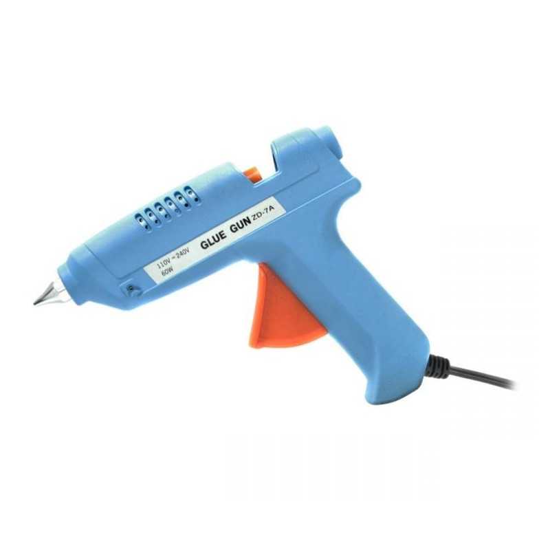 KLEJARKA PISTOLET DO KLEJENIA NA CIEPŁO 60W NIEBIESKA - 11mm