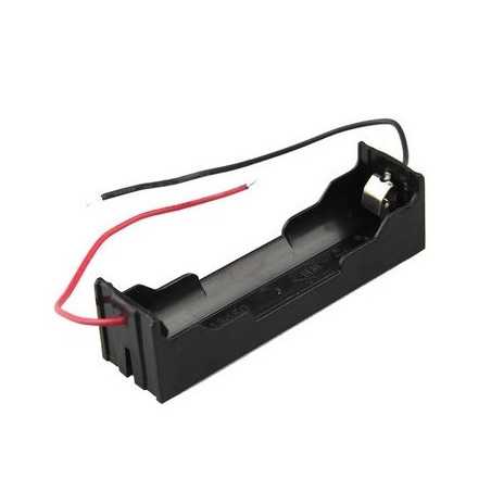 KOSZYK POJEMNIK NA AKUMULATOR BATERIE Li-Ion 1x 18650 BLASZKI