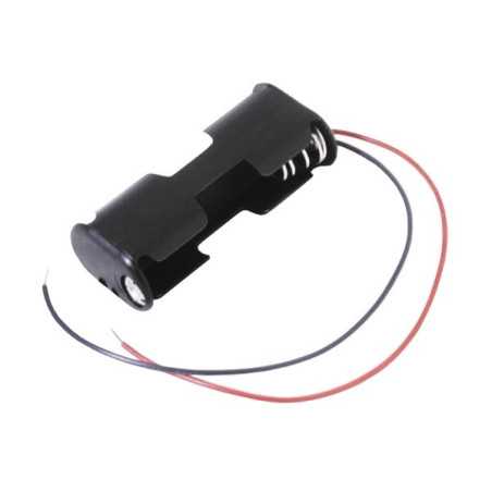 KOSZYK POJEMNIK BATERII 2x AA R6 BOCZNY z Przewodem