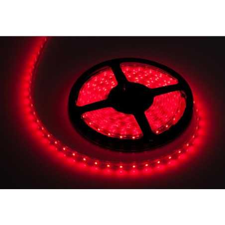 TAŚMA LED CZERWONA ELASTYCZNA BIAŁE PODŁOŻE 8mm 12V 0,5m