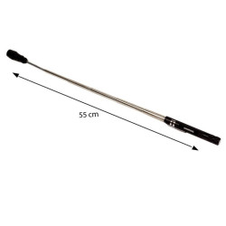 LATARKA 3 LED TELESKOPOWA GRUNDIG SREBRNA