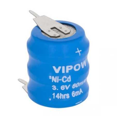 AKUMULATOR 3,6V 60mAh Ni-Cd AKUMULATOREK VIPOW P322