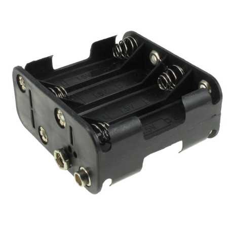 KOSZYK BATERII POJEMNIK 8xAA R6 AA ZE ZŁACZEM 9V 6F22