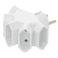 ROZGAŁĘZNIK SIECIOWY R-5 5x GNIAZDA PŁASKIE BIAŁY 230V 16A BEZ UZIEMIENIA