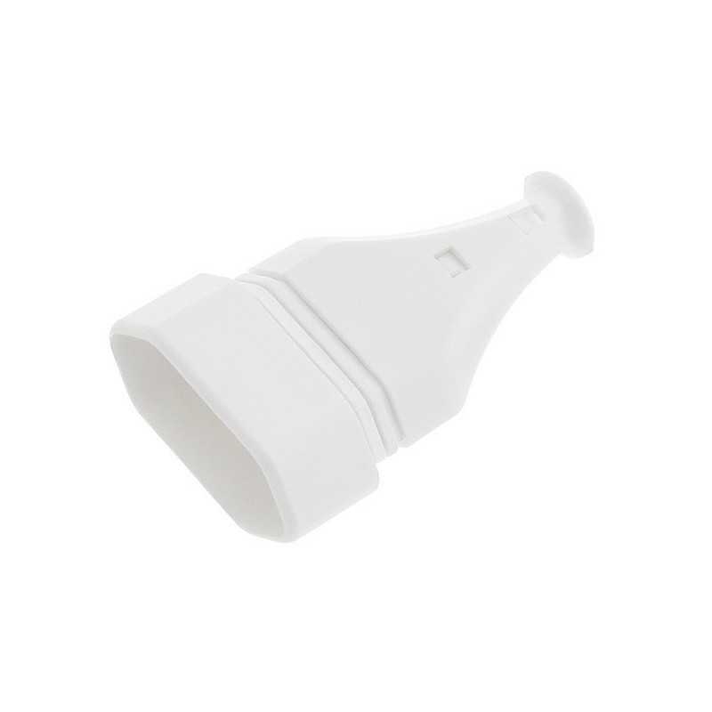 GNIAZDO SIECIOWE NA KABEL GN-11 PŁASKIE BIAŁE 230V BEZ UZIEMIENIA