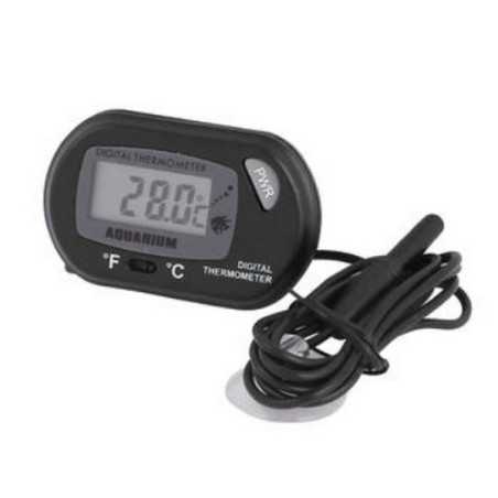 MIERNIK TEMPERATURY -50C 70C AKARYSTYCZNY CZARNY