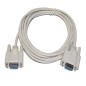 KABEL DB9 KOMPUTEROWY SKROSOWANY GNIAZDO-GNIAZDO 1,5m NULLMODEM