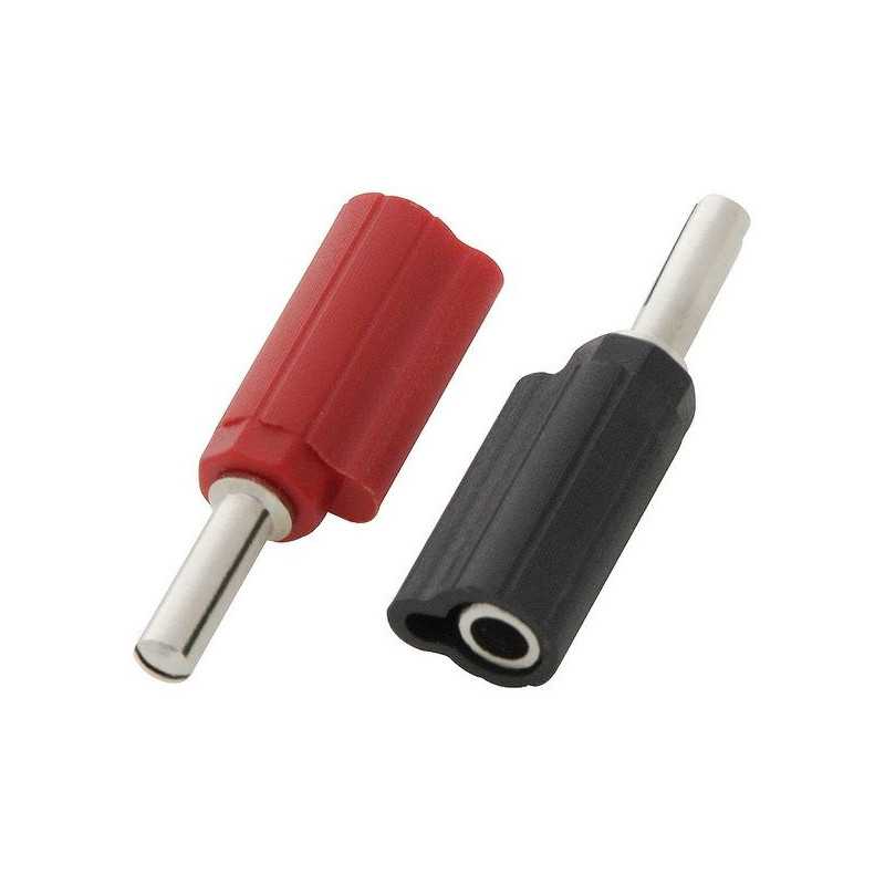 WTYK BANAN 4mm CZARNY + GNIAZDO 4mm WG13