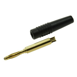 WTYK BANAN 2mm ŻÓŁTY ZŁOCONY 36mm 25.205.3 10A 60V