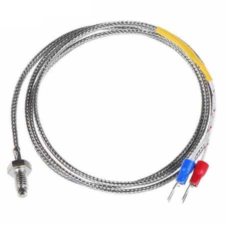 Czujnik Sonda temperatury Termopara K 700st. WRNT M6 PANCERZ METAL 3m
