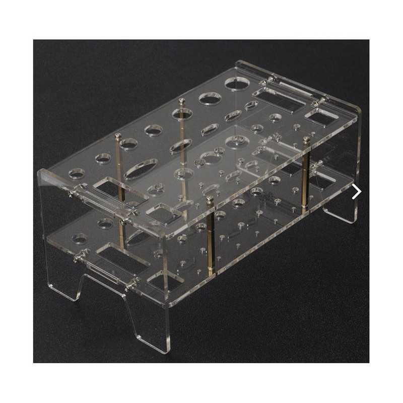 STOJAK - ORGANIZER NA ŚRUBOKRĘTY Z PLEXI 280x120x100mm