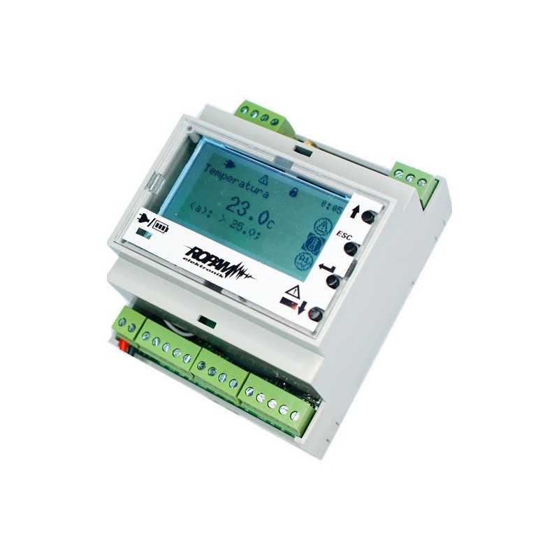 LCD-HMI-D4M PANEL HMI NA SZYNĘ DIN 4MODUŁY KOMPAT. BASICGSM2, MULTIGSM2 (BEZ PS)