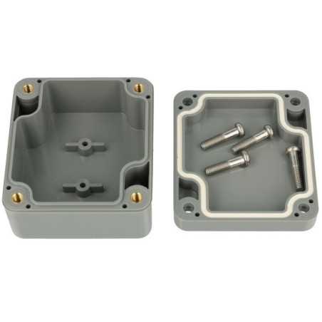 OBUDOWA G302 64x58x35mm ABS IP67 CIEMNOSZARY Gainta