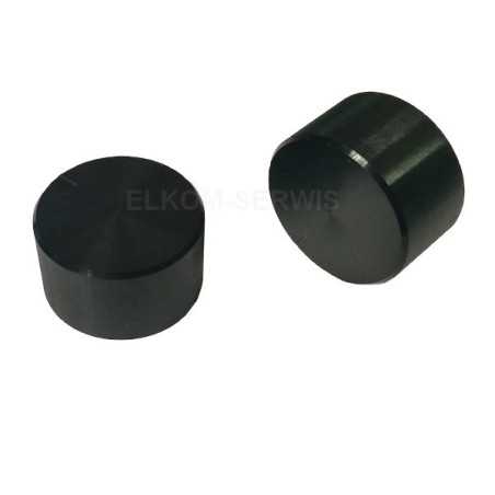 GAŁKA POTENCJOMETRU GCLG30 GŁADKA CZARNA 30mm ALUMINIUM