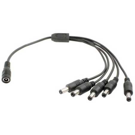 GNIAZDO DC 2,1/5,5 NA 5x WTYK 2,1/5,5 ROZGAŁĘŹNIK DC