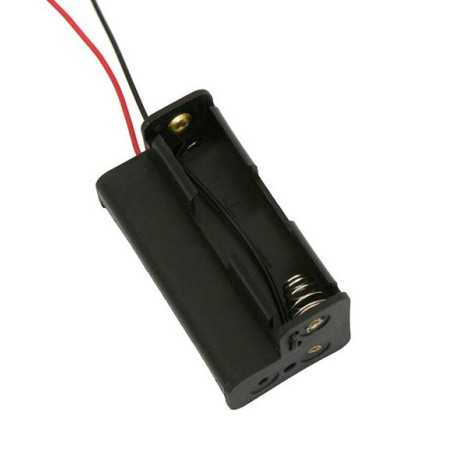 KOSZYK BATERII POJEMNIK 3xAA KSZTAŁT L 3x R6 AA Z PRZEWODEM