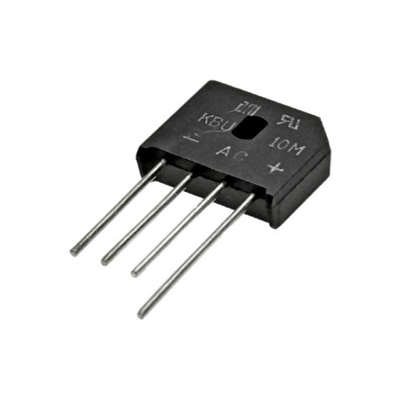 MOSTEK PROSTOWNICZY 10A 1000V KBU10M PŁASKI